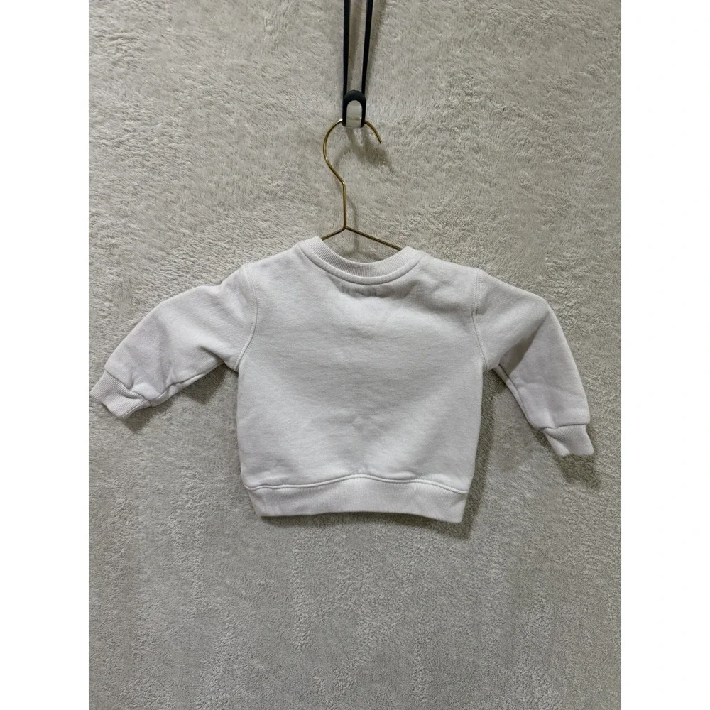 Ralph Lauren Polo Bear Gardening Graphic Crewneck Pullover Fleece Sweatshirt 12M